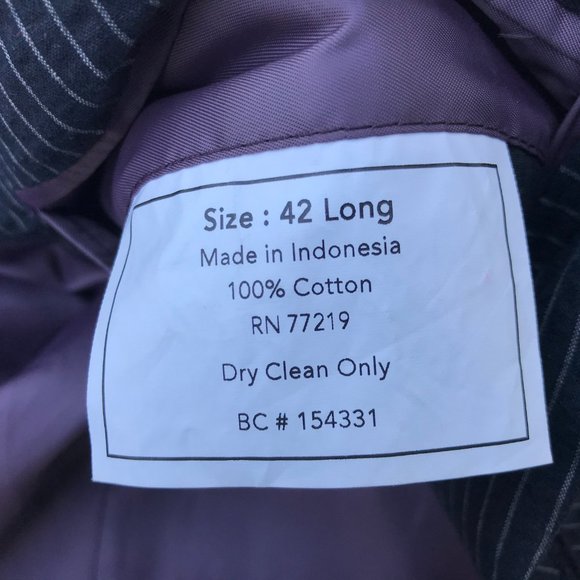 Pronto Uomo Blue Men Blazer One Button Style Sport - Picture 8 of 9